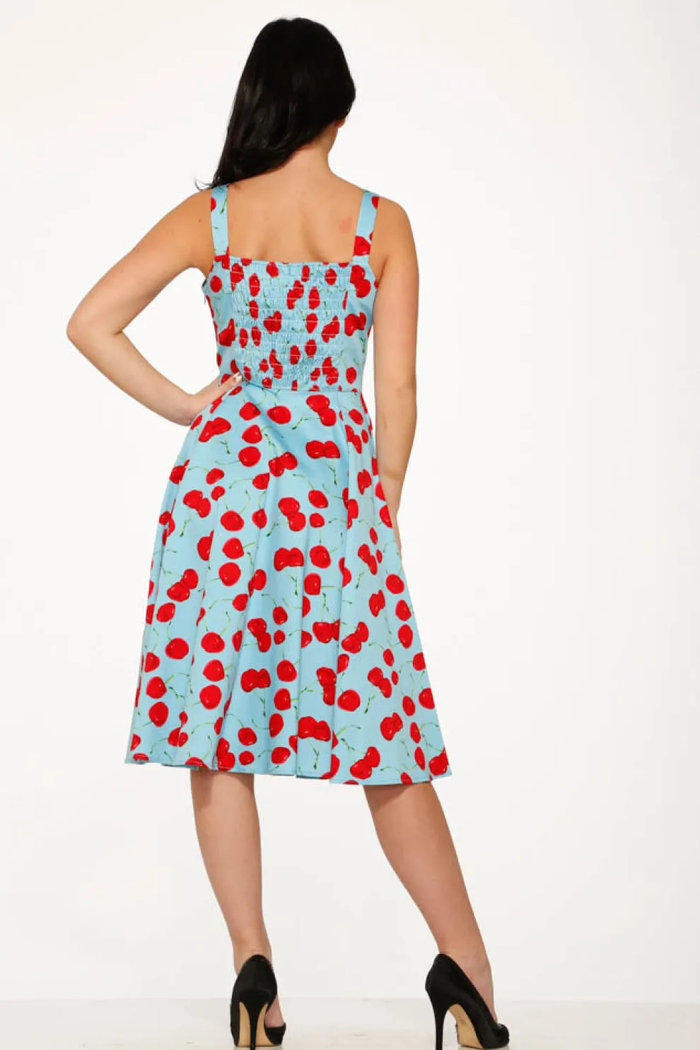 Martina Cherry Swing Dress