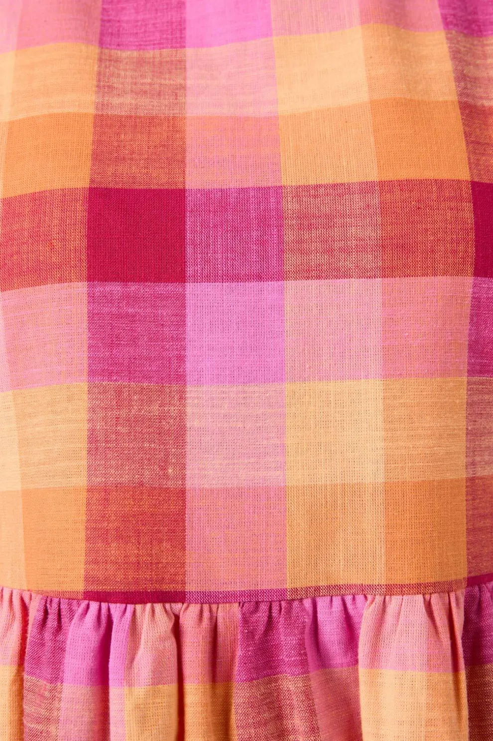 Maxine Check Smock Dress