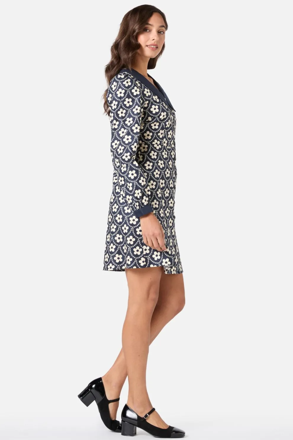 Megan Cute Collar Mini Dress