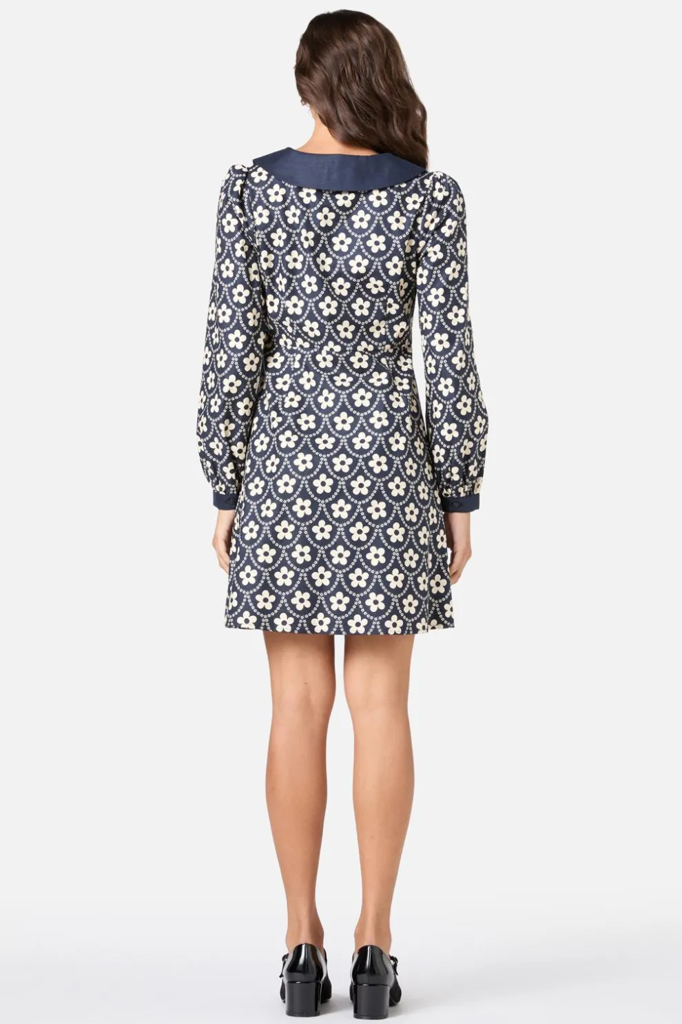 Megan Cute Collar Mini Dress