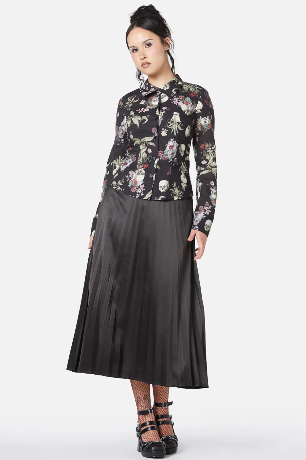 Memento Mori Printed Blouse