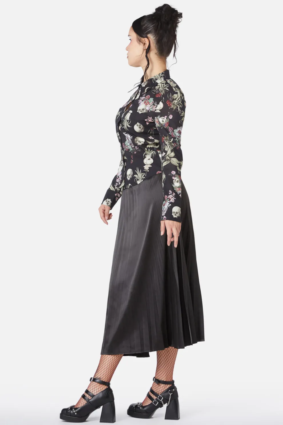 Memento Mori Printed Blouse