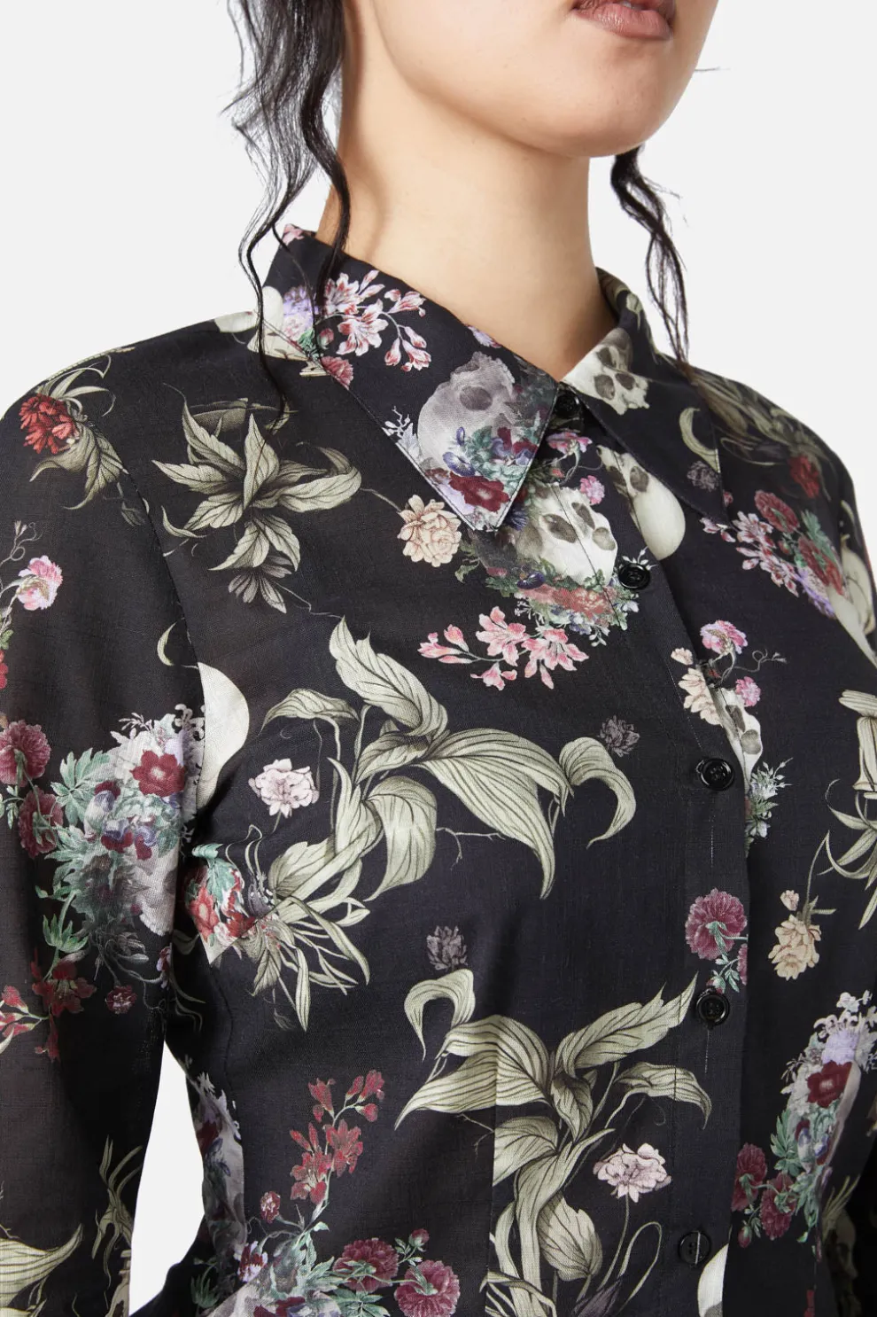 Memento Mori Printed Blouse