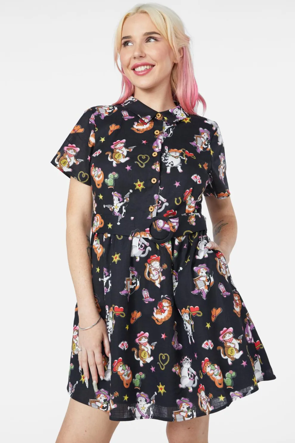 Meowdy Dress