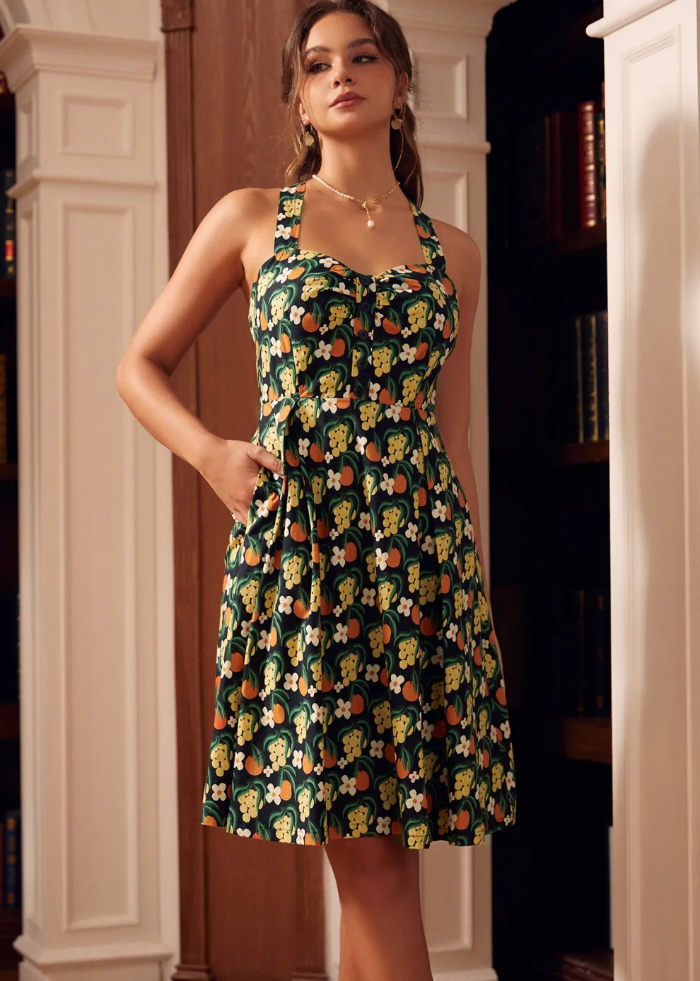 Midnight Garden Mini Dress