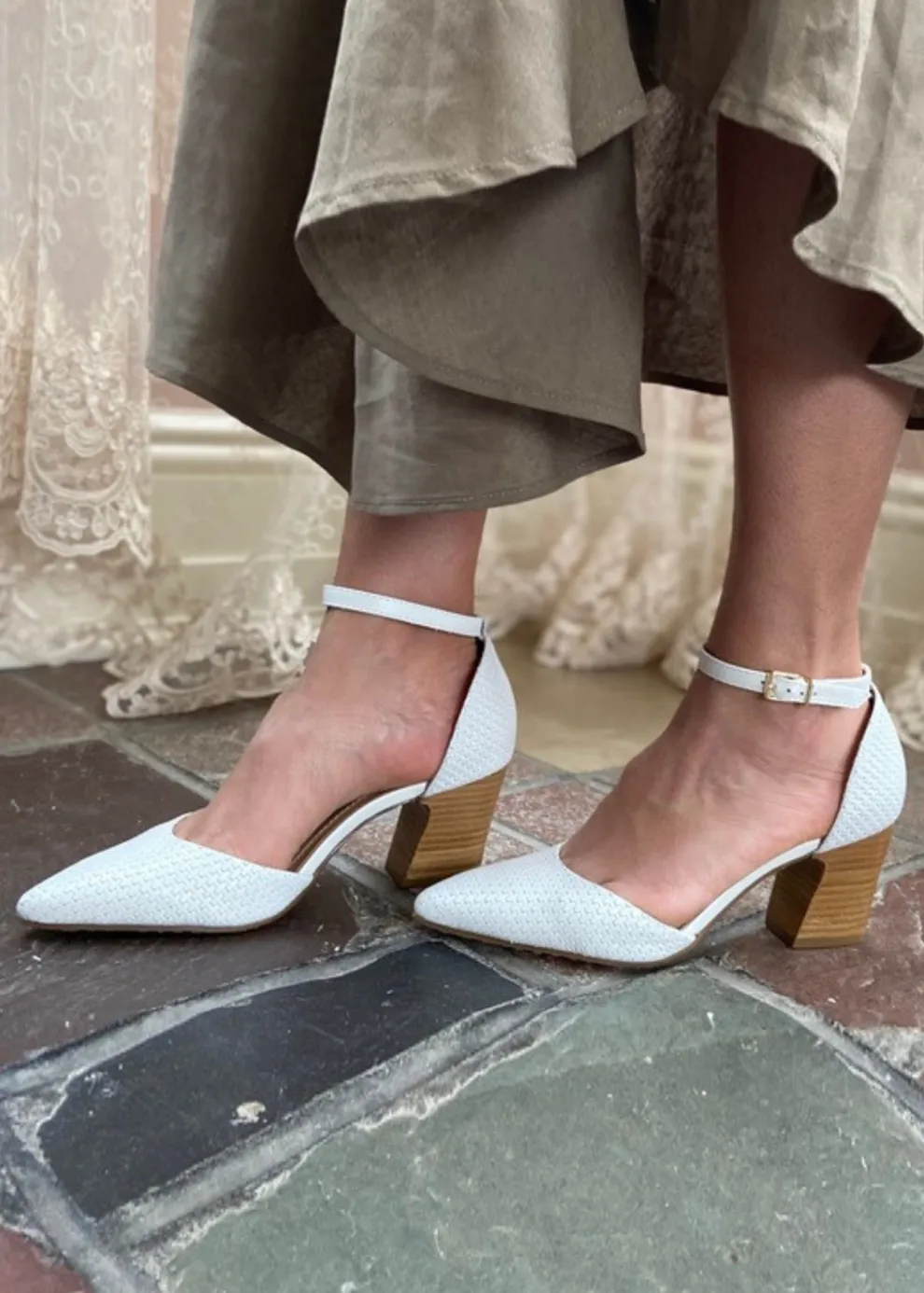 Miracle Woven Block Heels