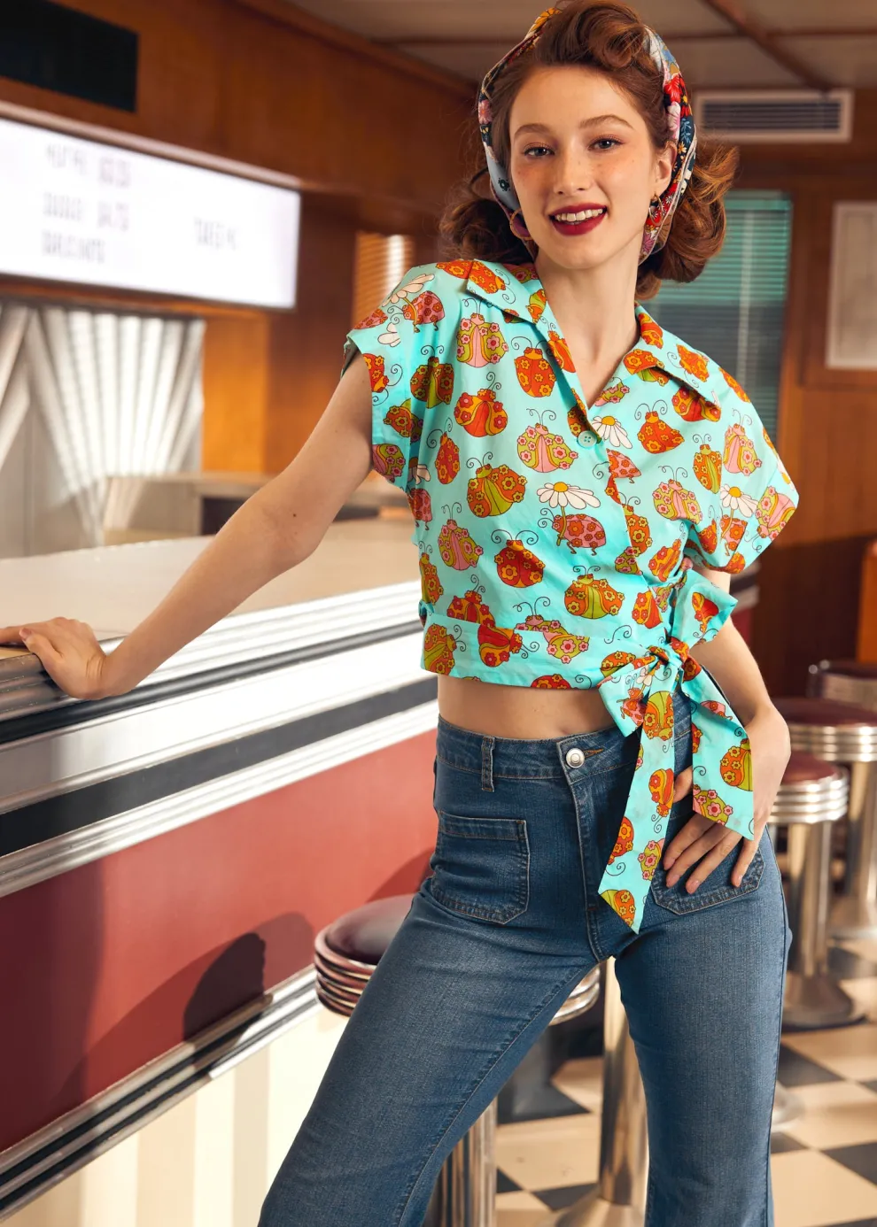 ModCloth x Marisol Muro Fabulous Fantasies Wrap Top