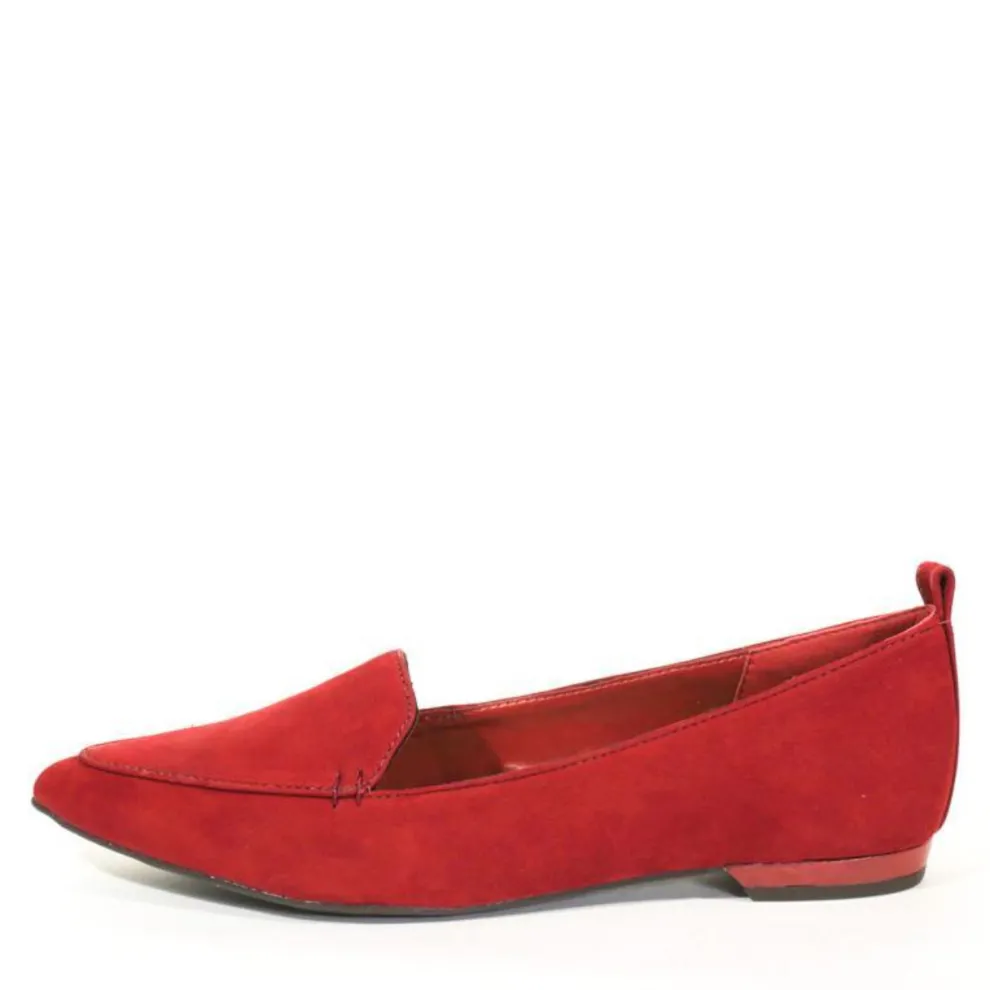 Mulan Suede Pointy Loafers