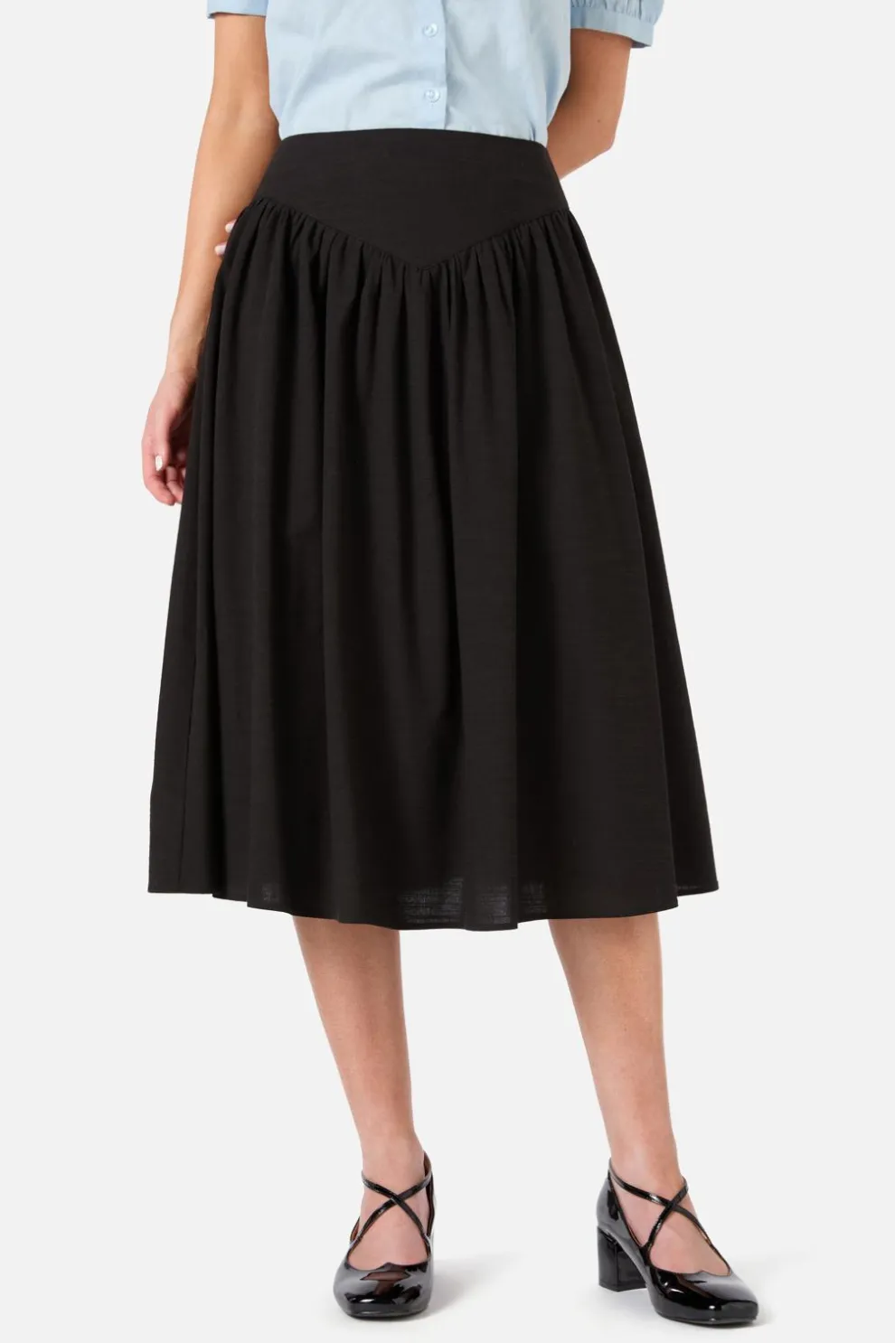 Nell Gathered Yoke Skirt