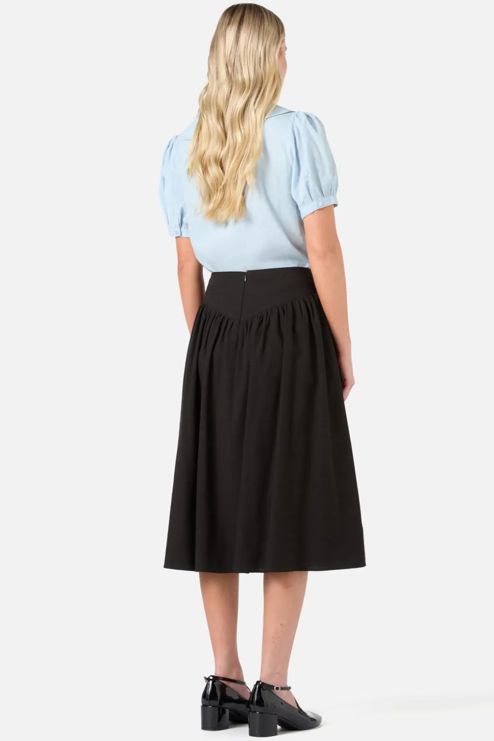 Nell Gathered Yoke Skirt