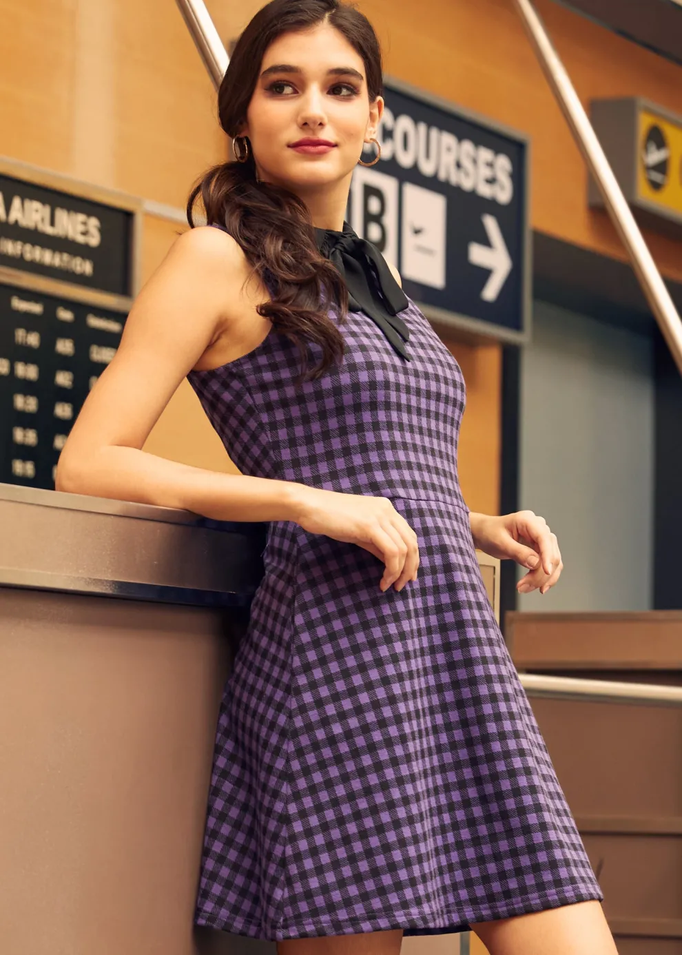 November Nostalgia Flare Dress