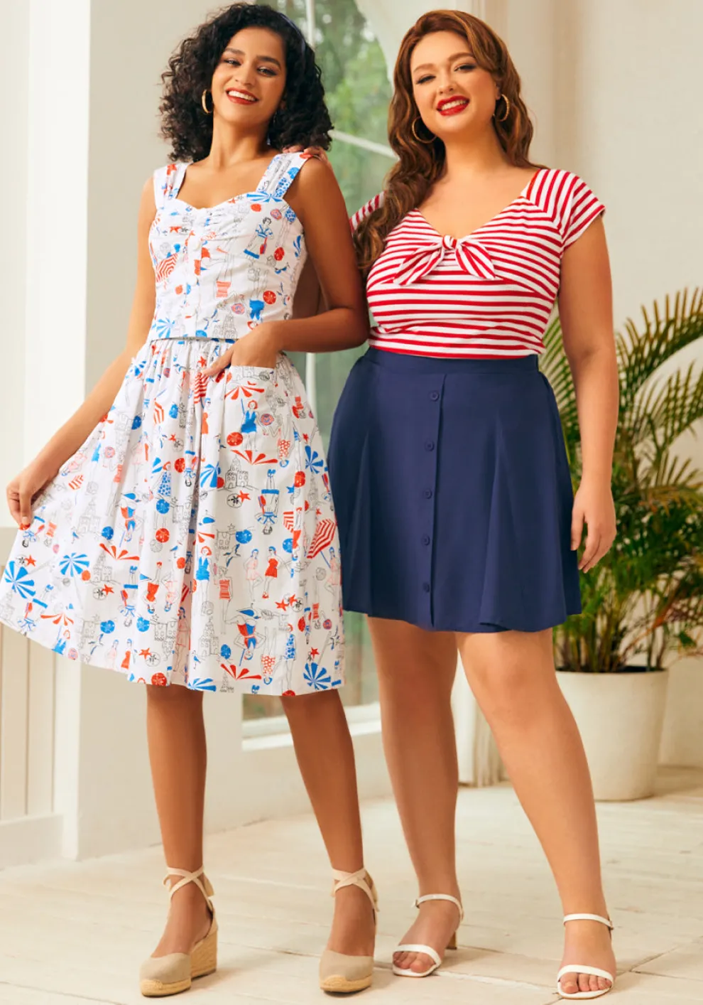 Ocean Breeze Midi Skirt