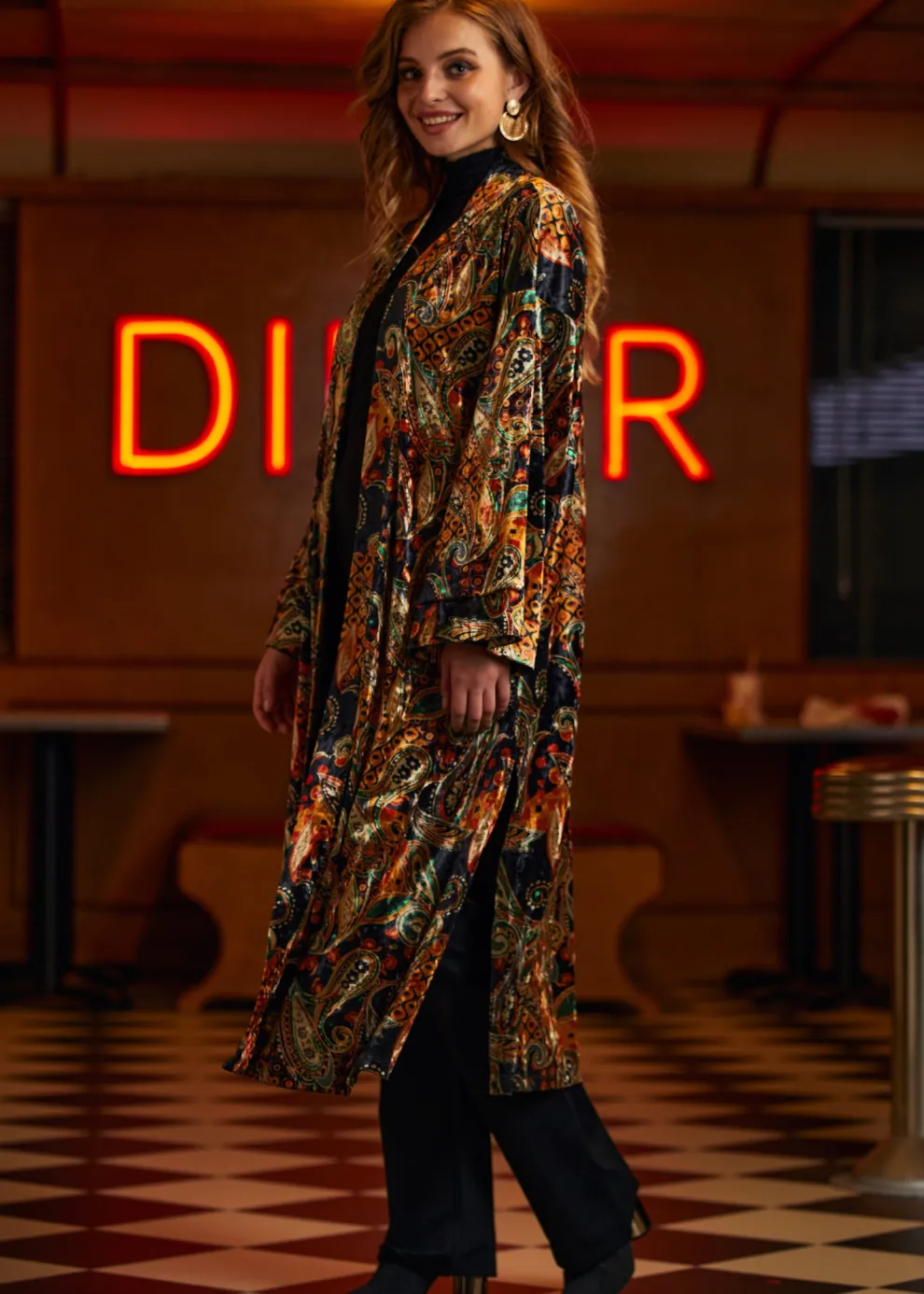 Old School Opulence Kimono