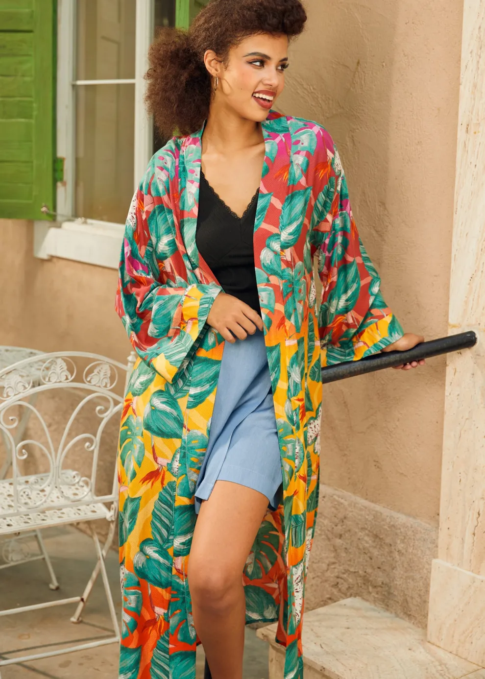 Old School Opulence Kimono