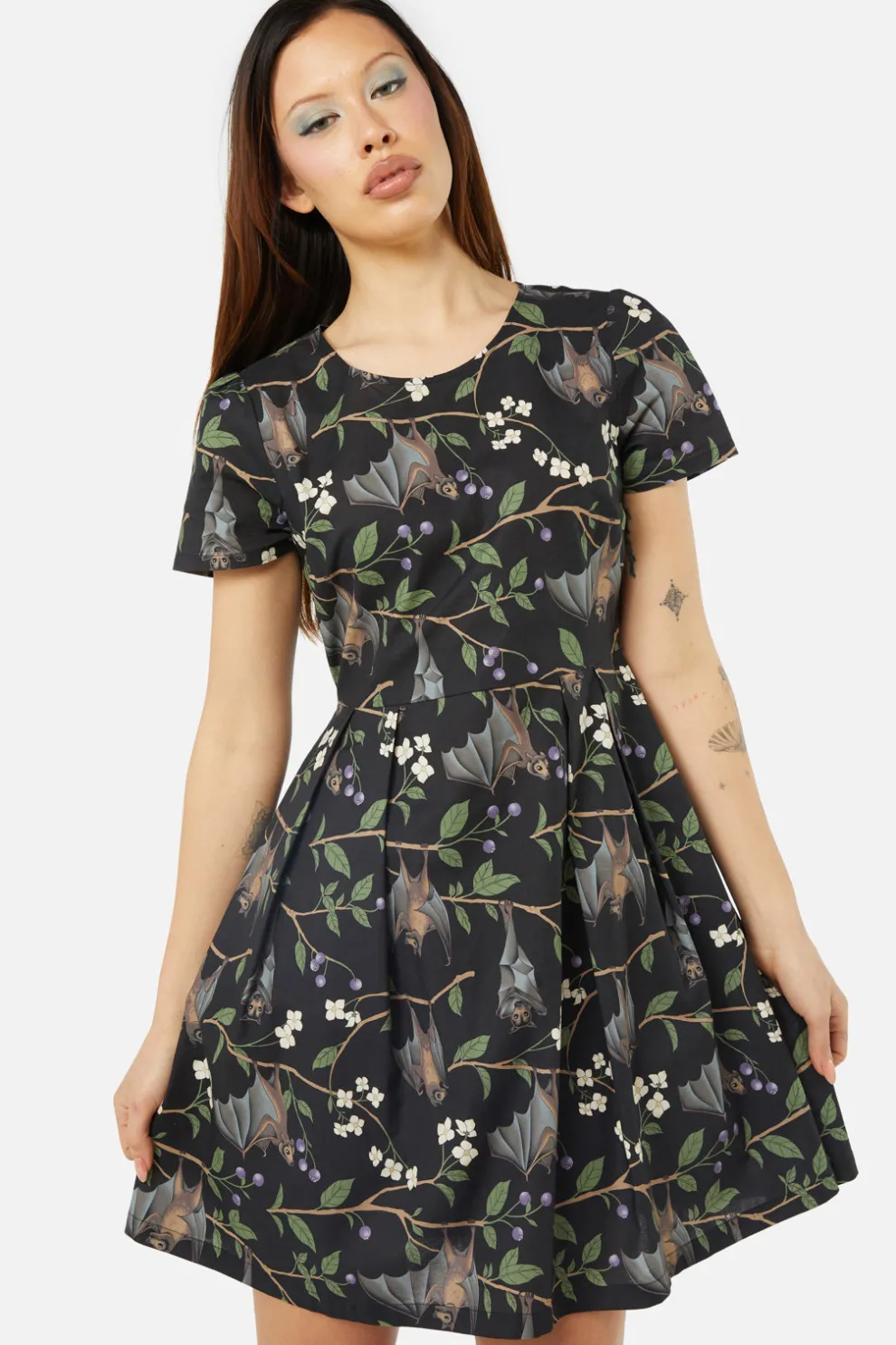 Old World Printed Dress