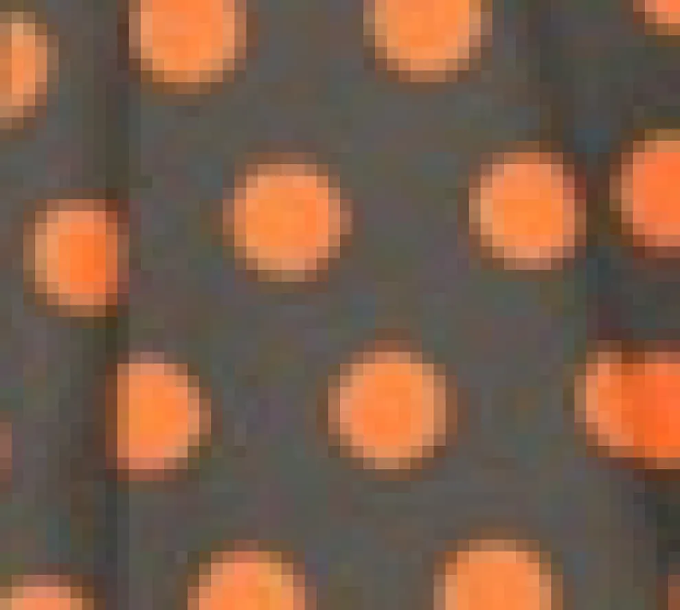 Orange Polka Dot Swing Mini Dress