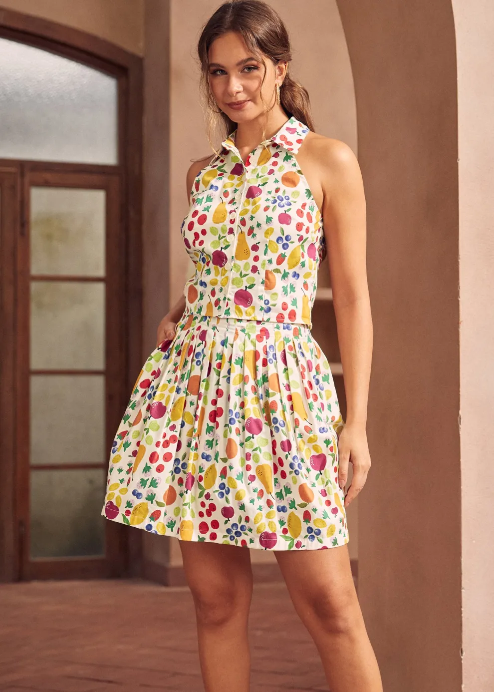 Orchard Breeze Halter Top