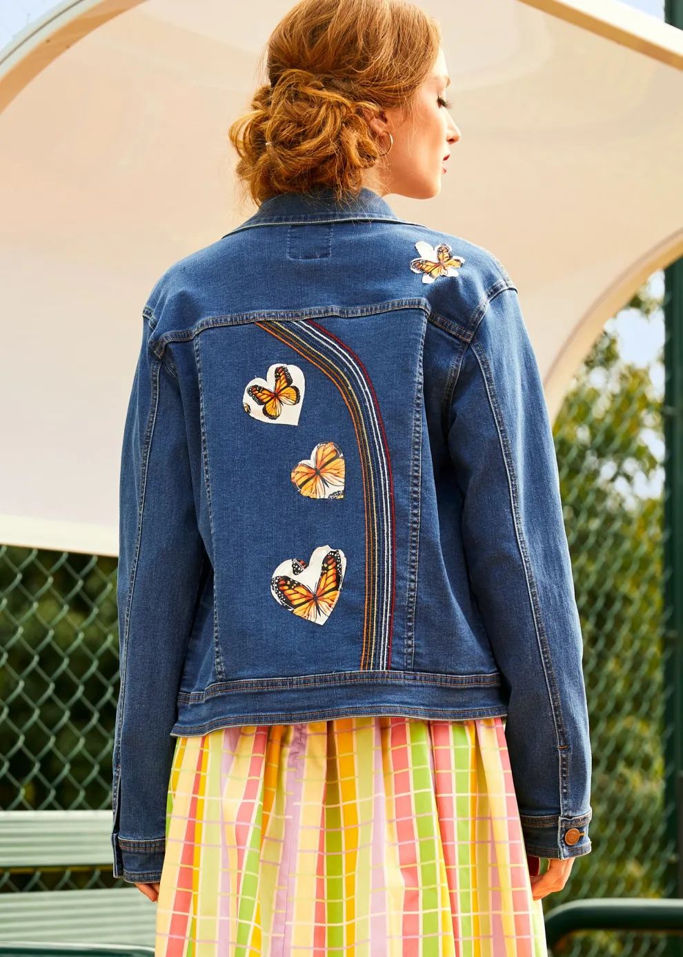 Over the Rainbow Denim Jacket