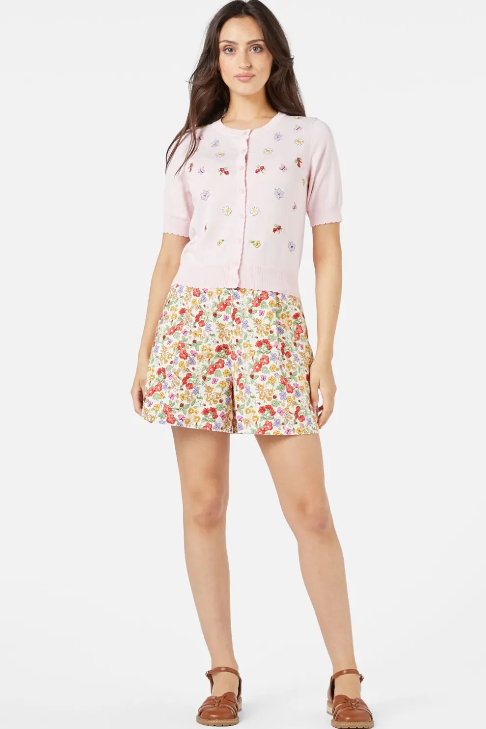 Papillon Embroidered Cardi