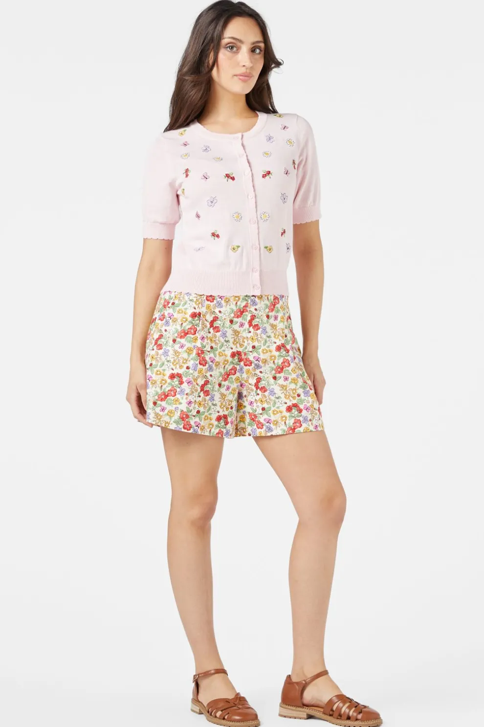 Papillon Embroidered Cardi