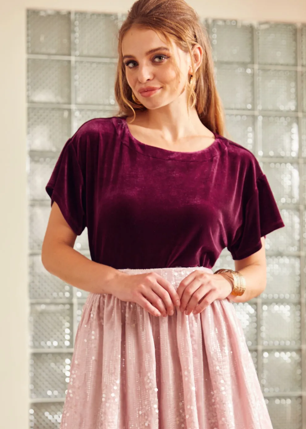 Past Perfections Boatneck Tunic Top