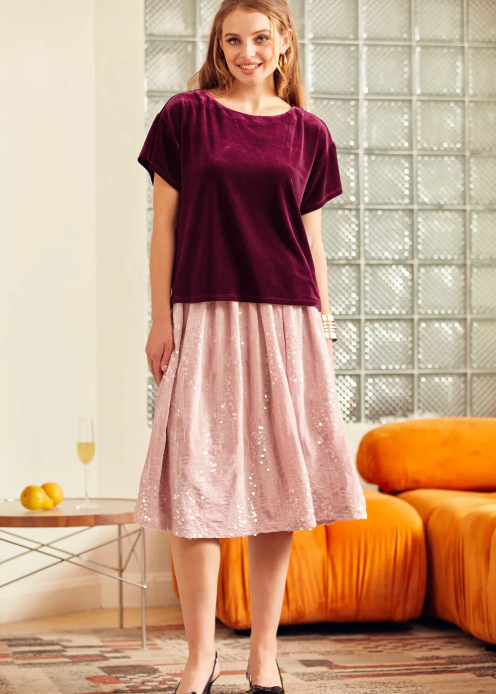 Past Perfections Boatneck Tunic Top