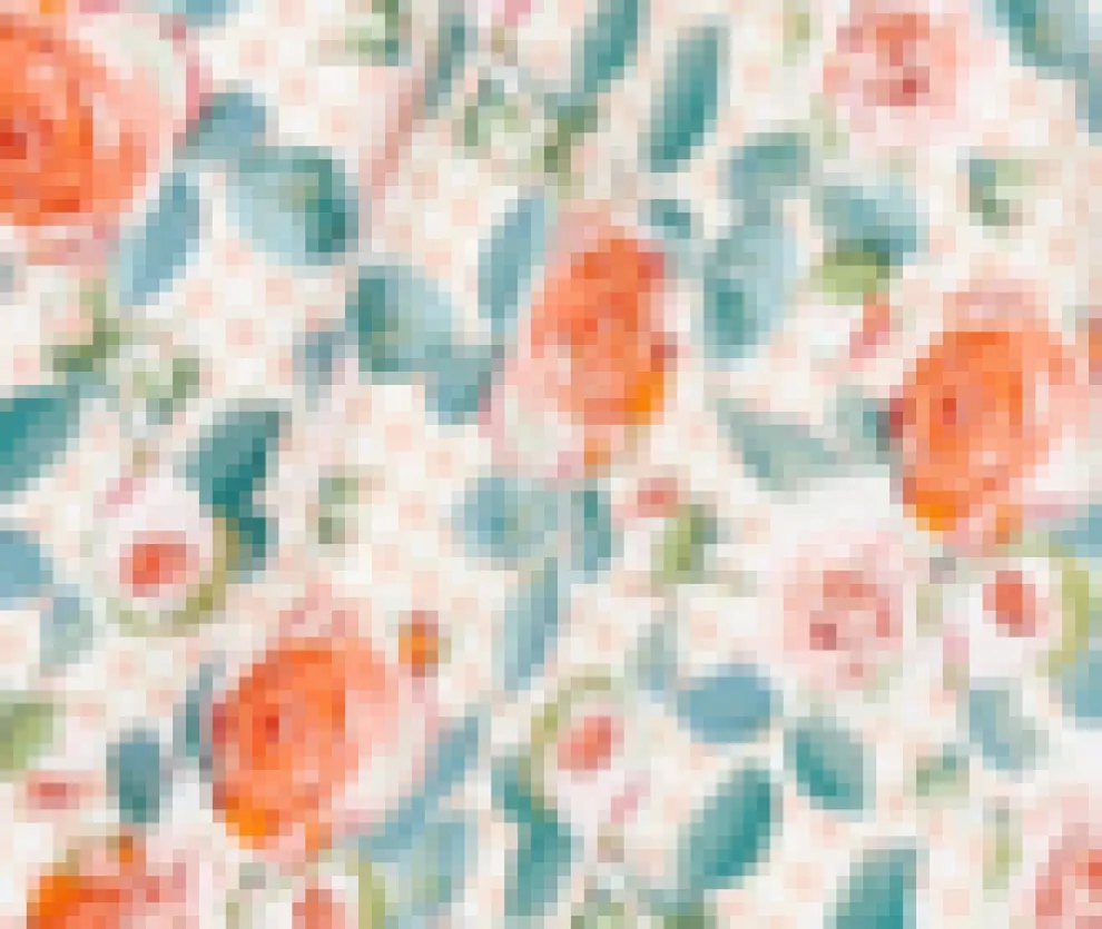 Pink Floral Swing Dress