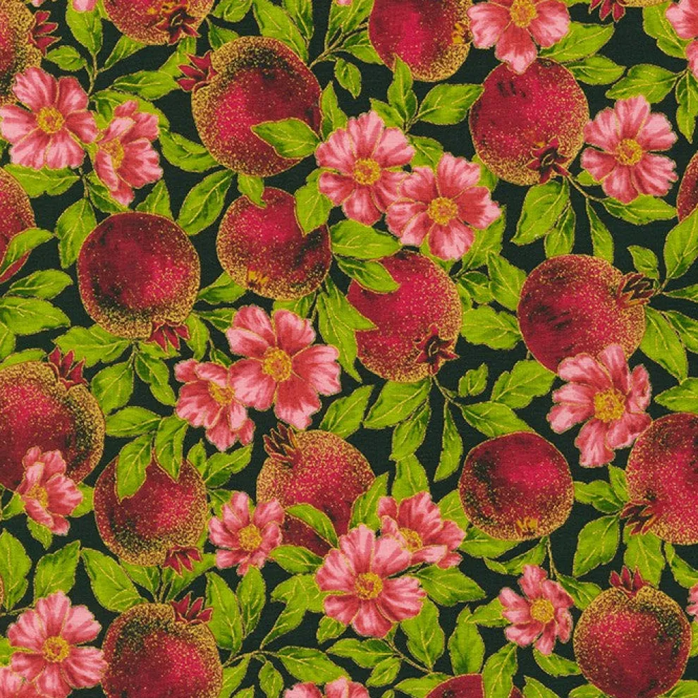 Pomegranate Midi Dress