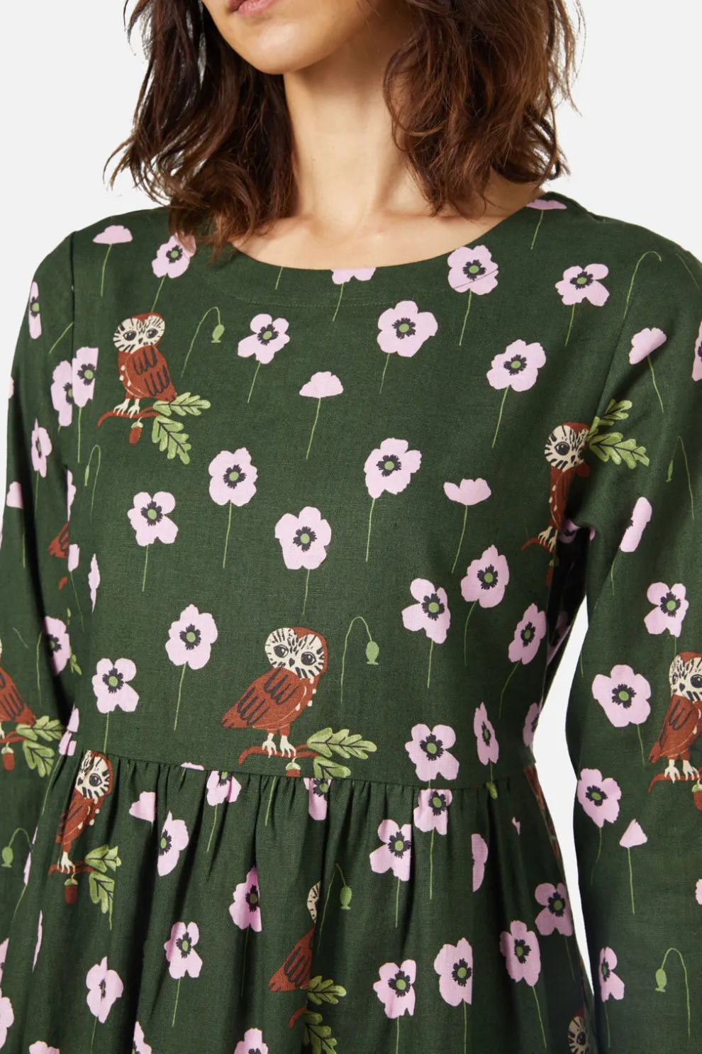 Poppy Owl Mini Dress