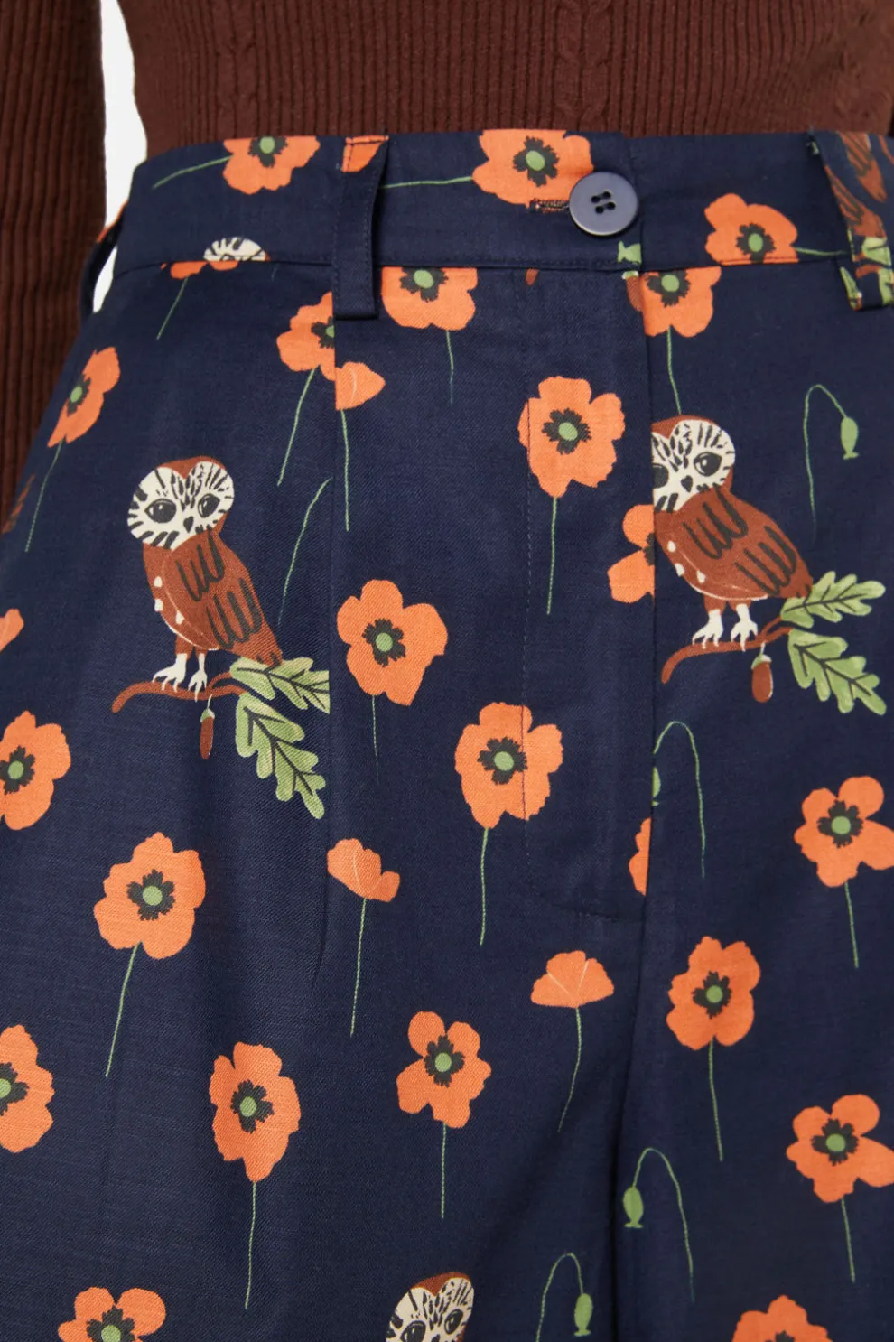 Poppy Owl Skort