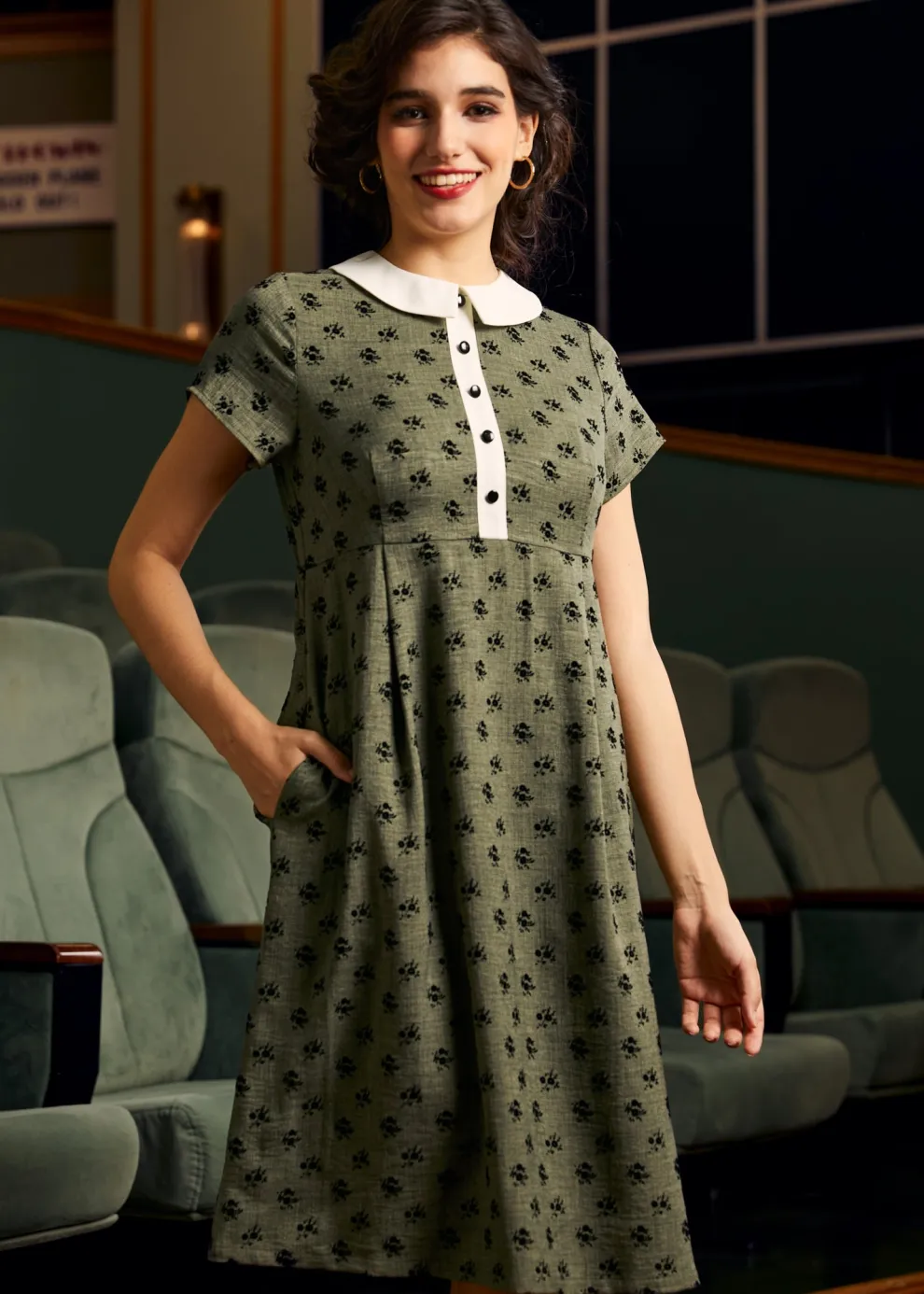 Pretty at the Pumpkin Patch Shirtwaist Dress