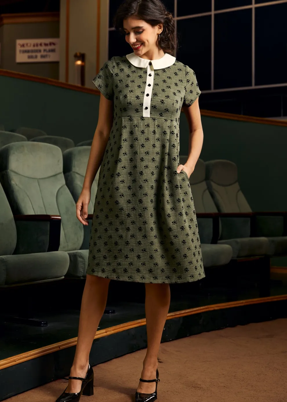 Pretty at the Pumpkin Patch Shirtwaist Dress