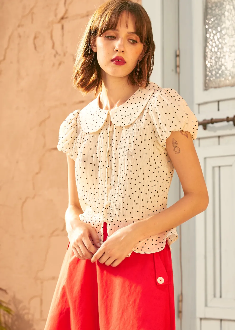 Prim & Peplum Blouse