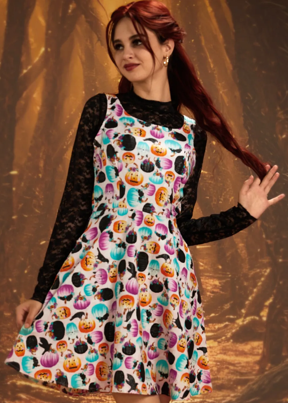 Pumpkin & Crow Skater Dress