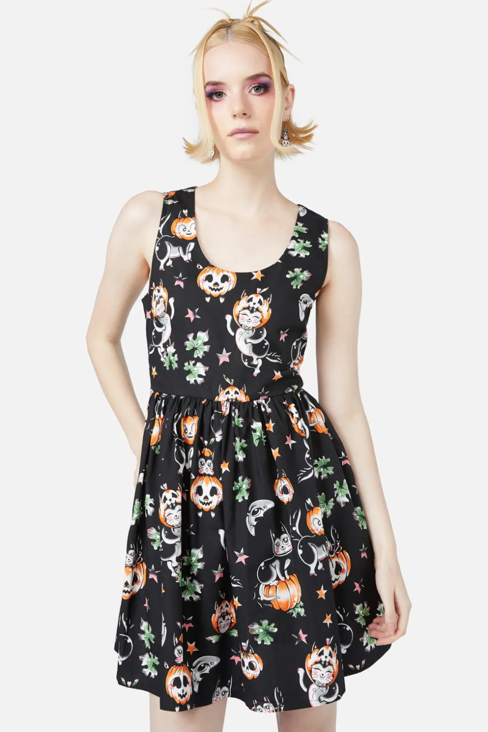 Pumpkin Patch Kitty Dress