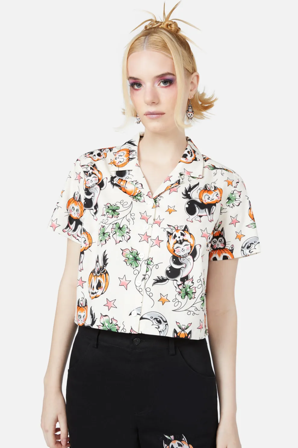 Pumpkin Patch Kitty Blouse