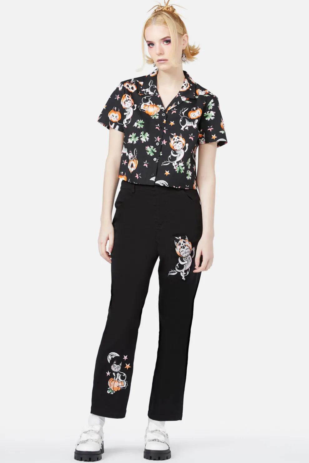 Pumpkin Patch Kitty Blouse