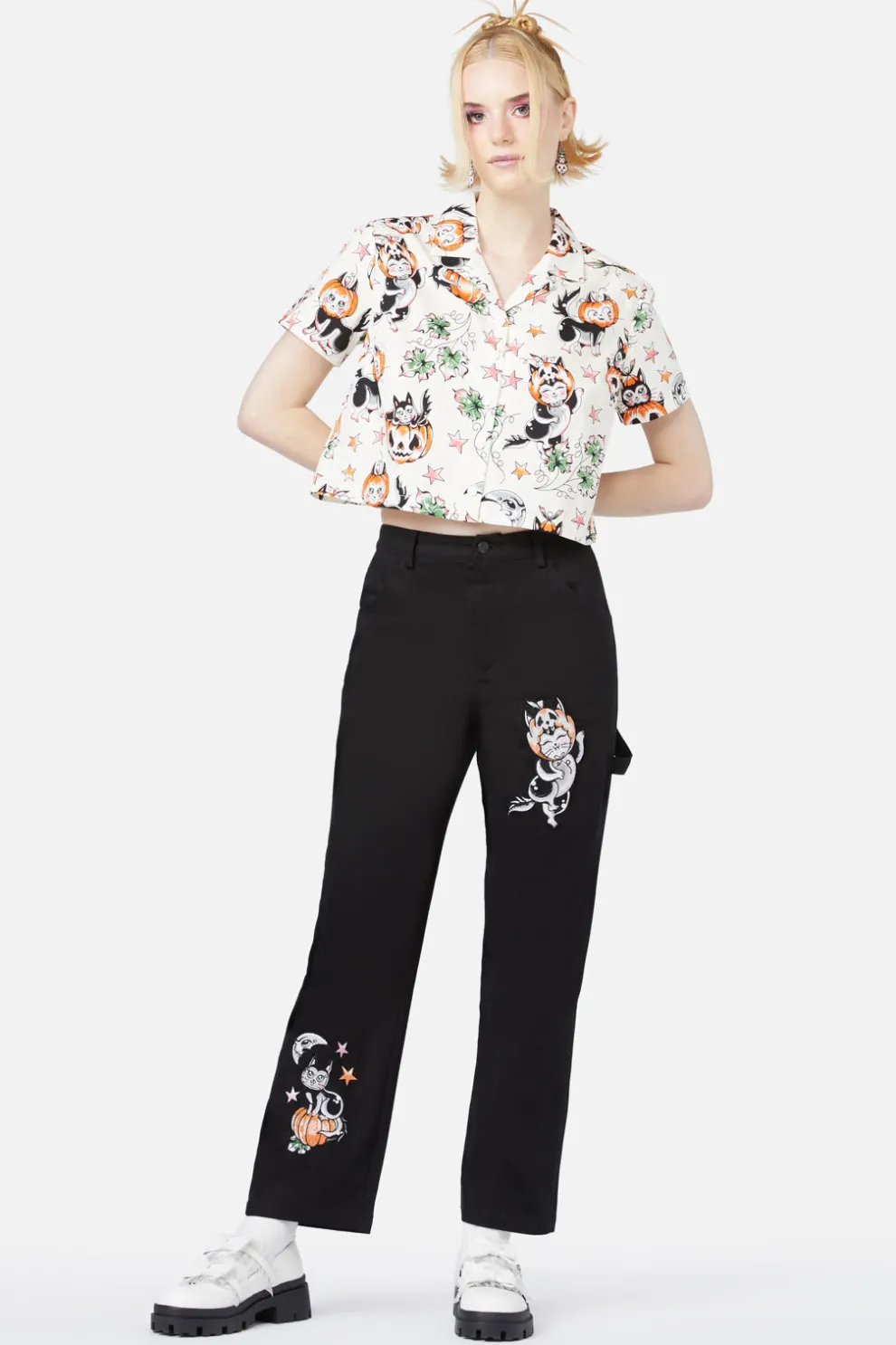 Pumpkin Patch Kitty Blouse