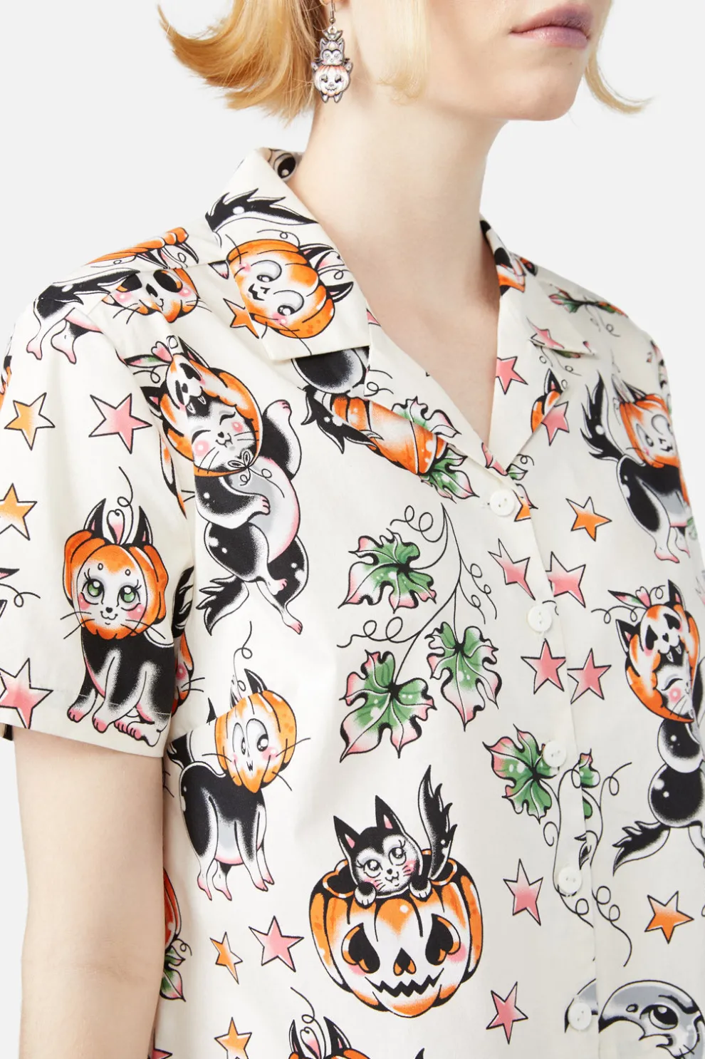 Pumpkin Patch Kitty Blouse