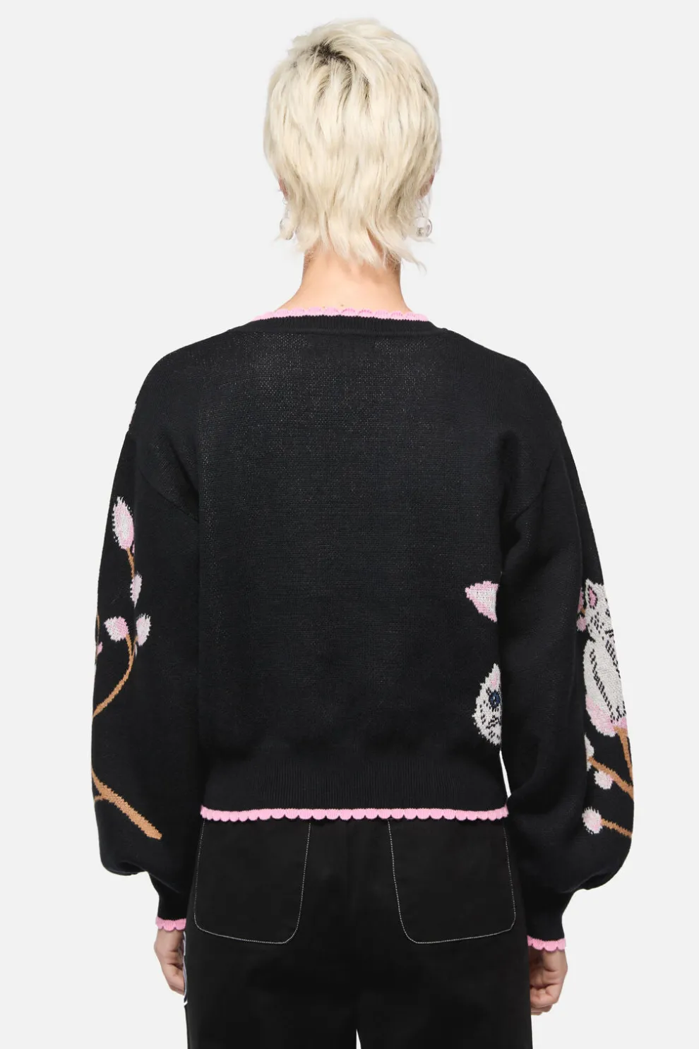 Pussy Willow Border Knit