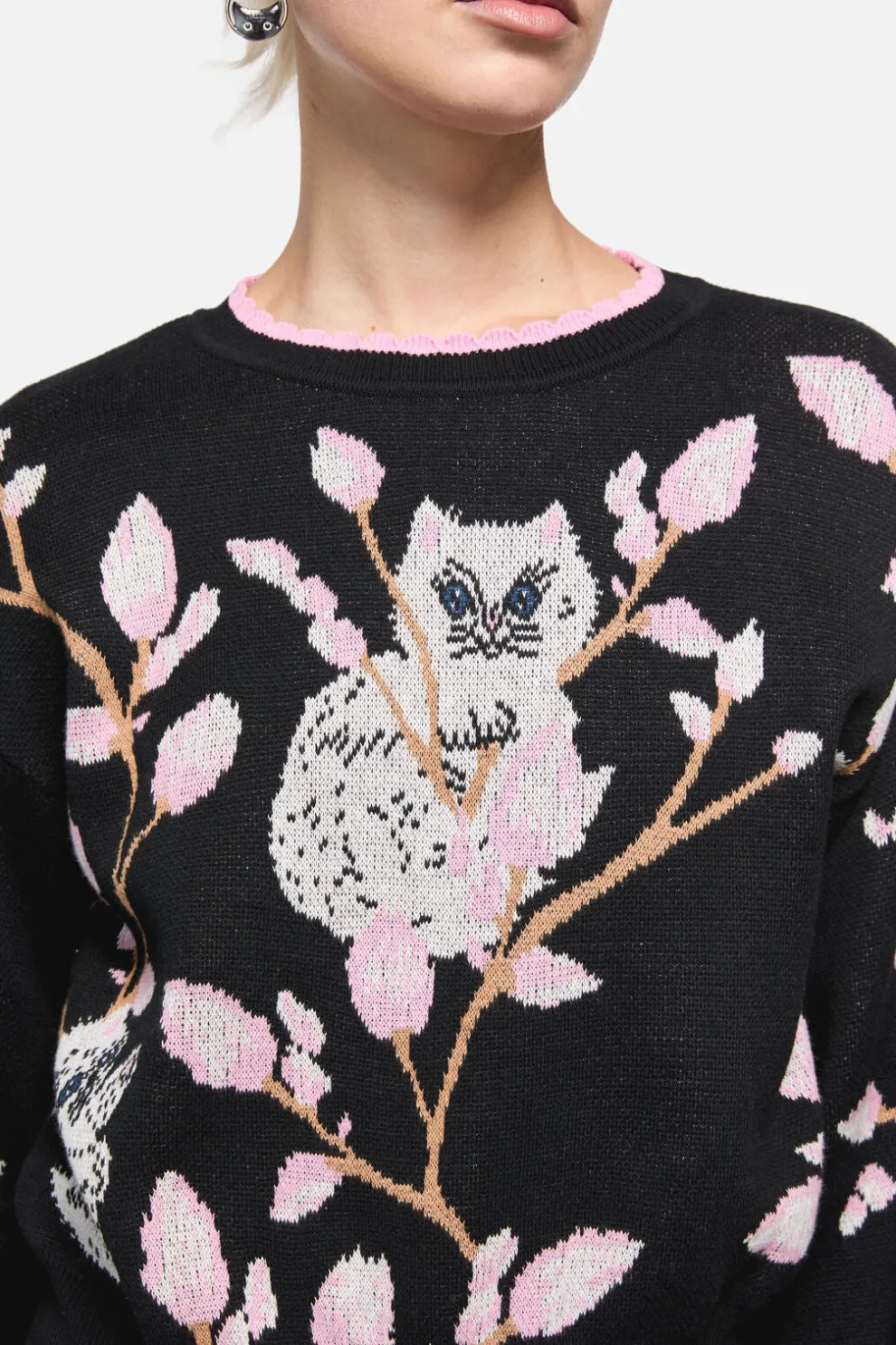 Pussy Willow Border Knit