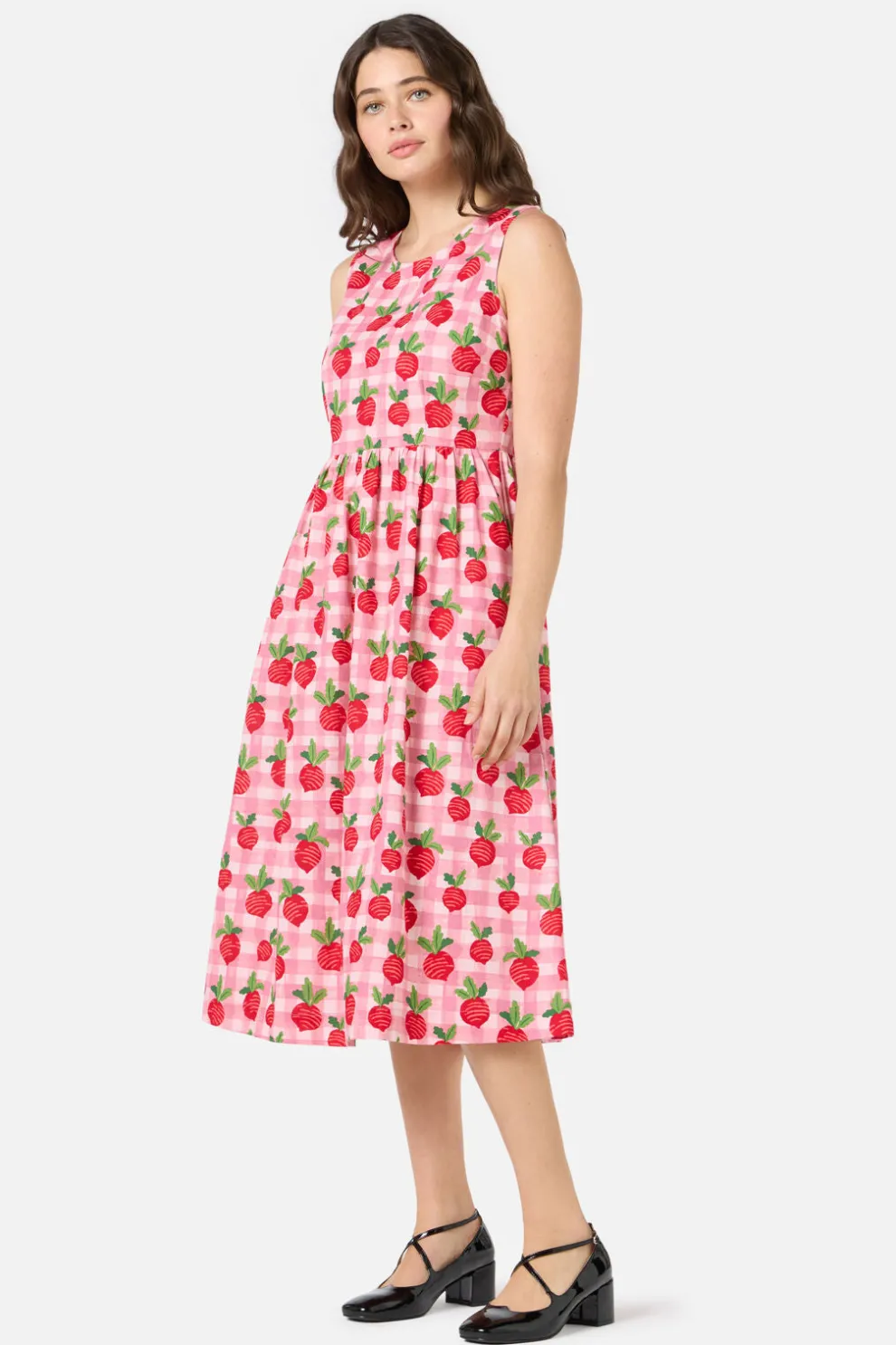 Radish Picnic Midi Dress