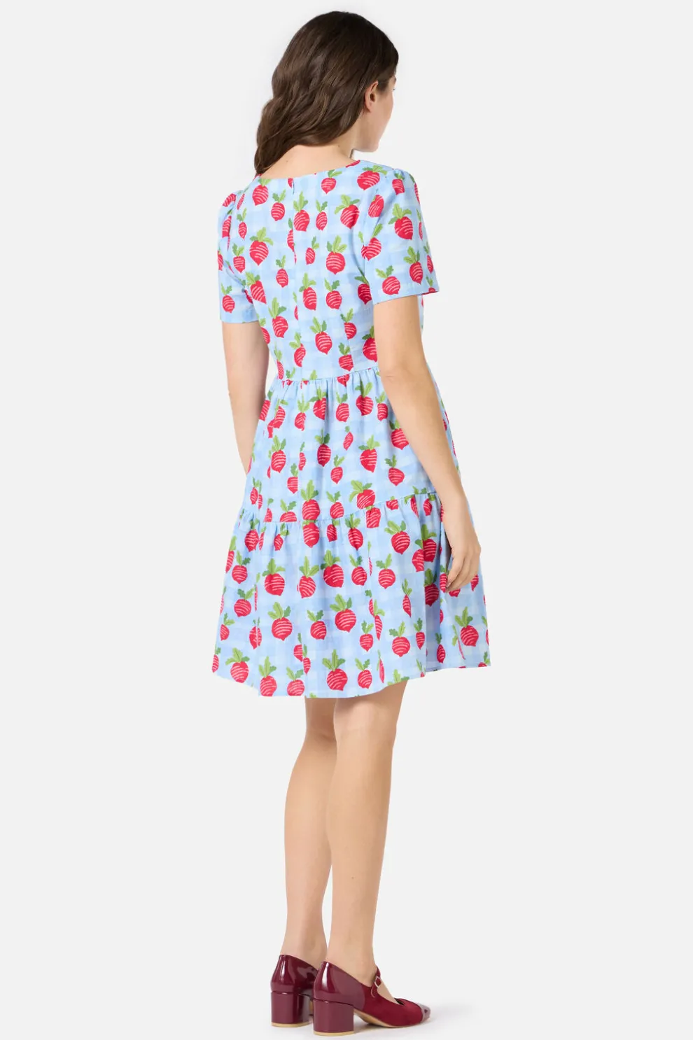 Radish Picnic Smock Dress