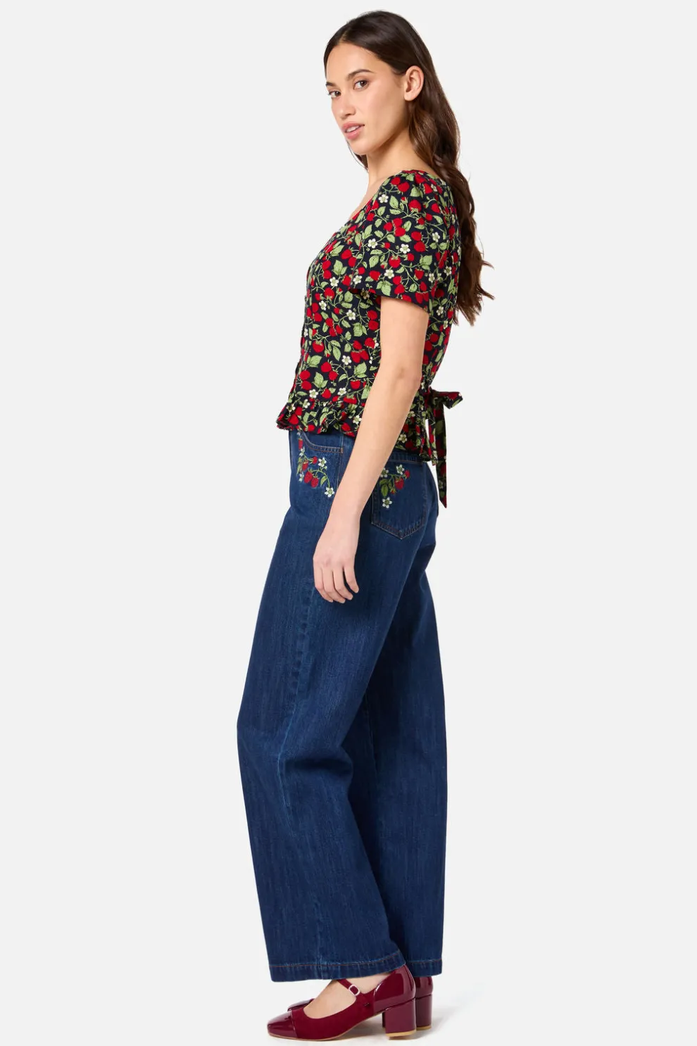 Raspberry Short Sleeve Top