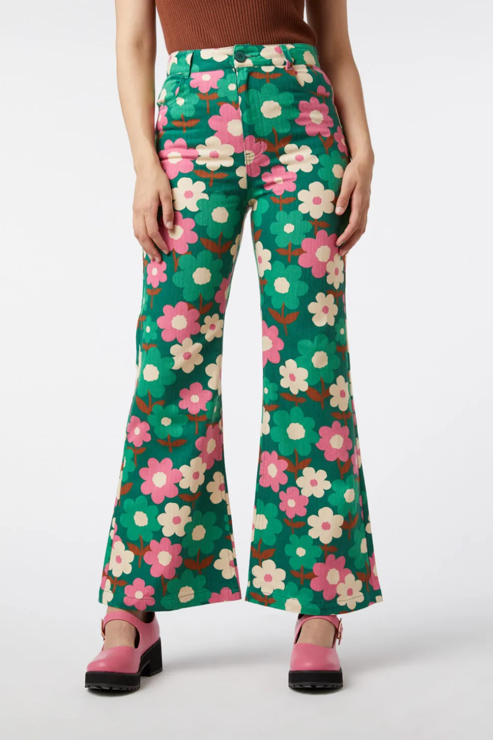 Renee Floral Flare Jean