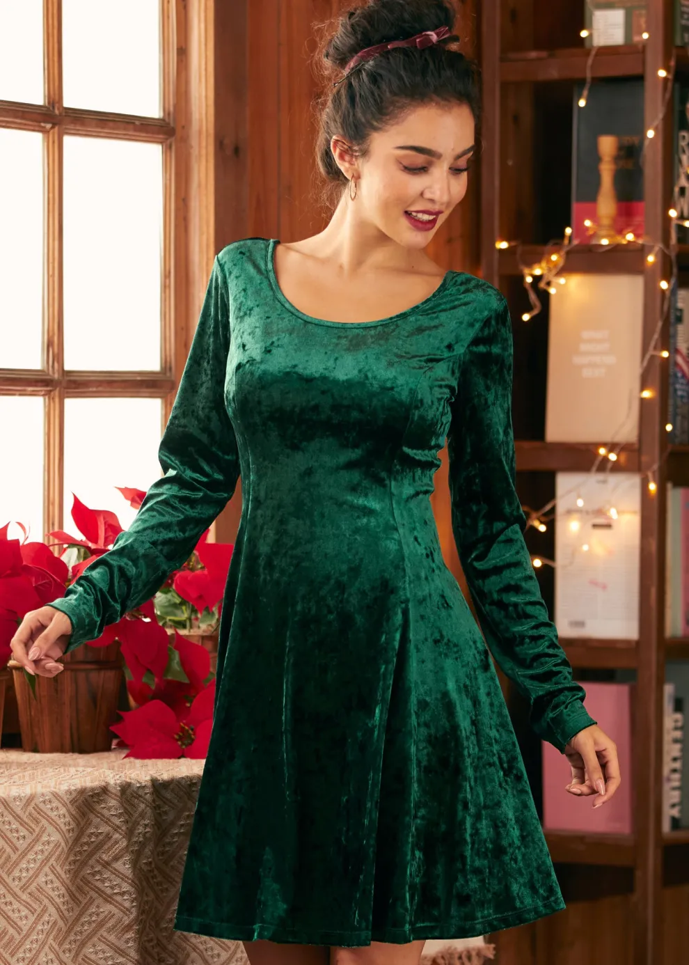 Retro Radiance Fit & Flare Dress