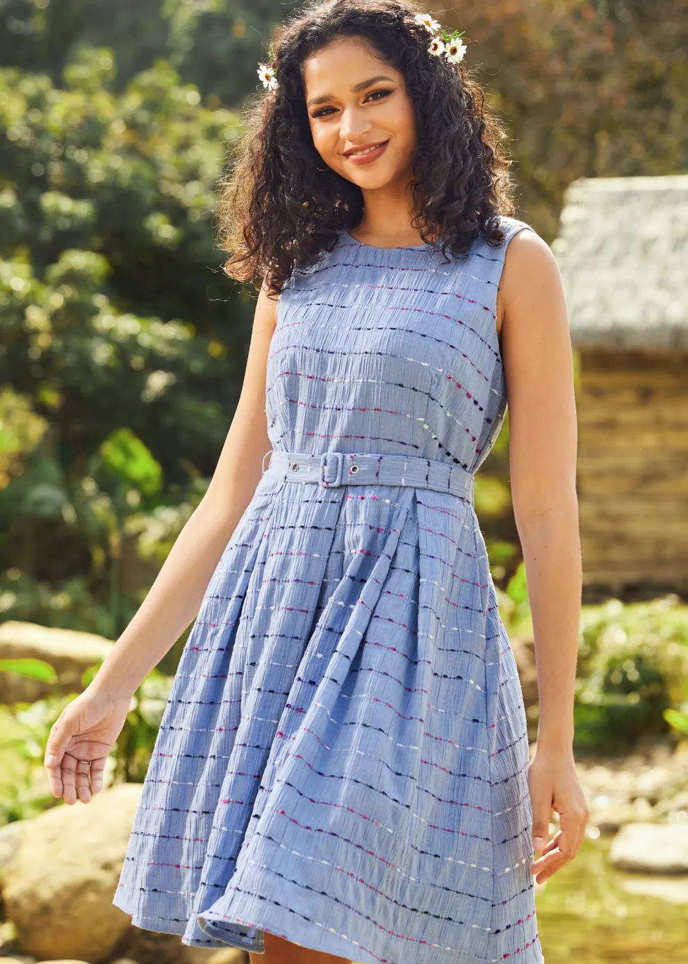 Sailor's Reverie Fit & Flare Dress