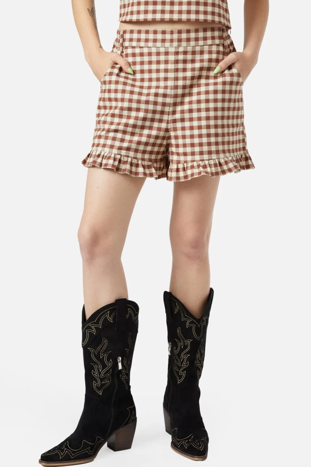 Saloon Gingham Shorts