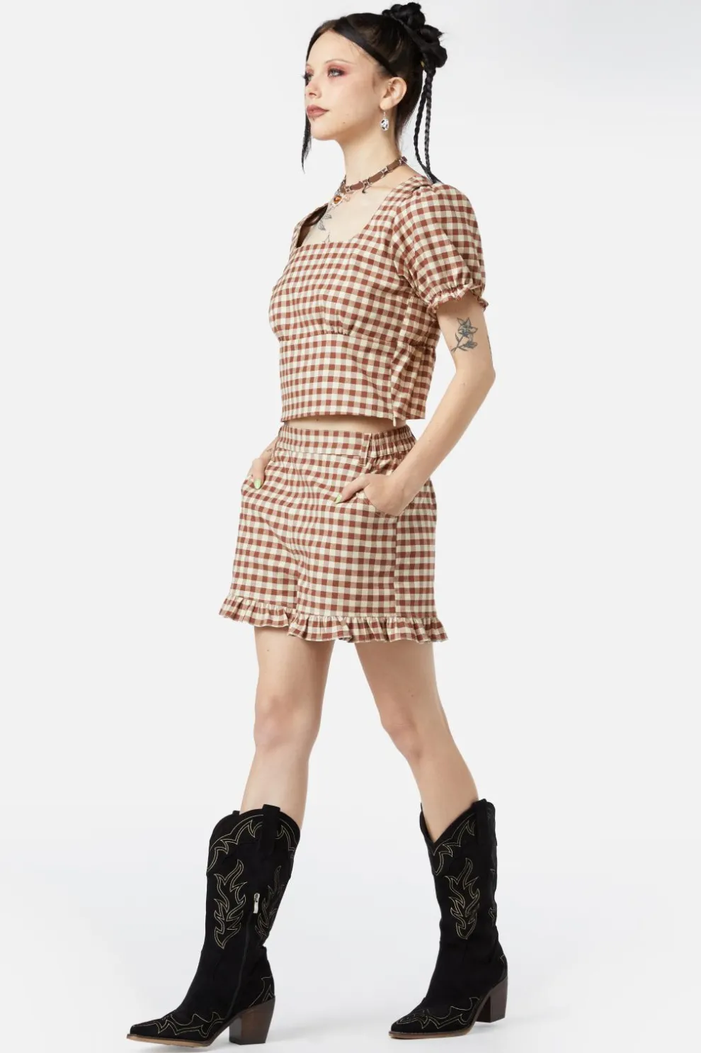 Saloon Gingham Shorts