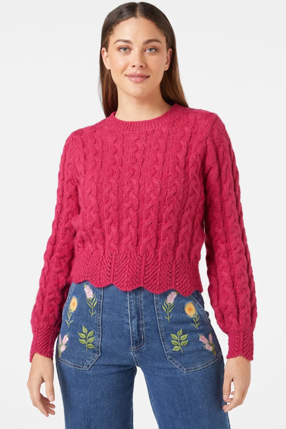Sandy Sweater Raspberry